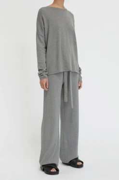 Cotton Cashmere Ls Boxy Knit