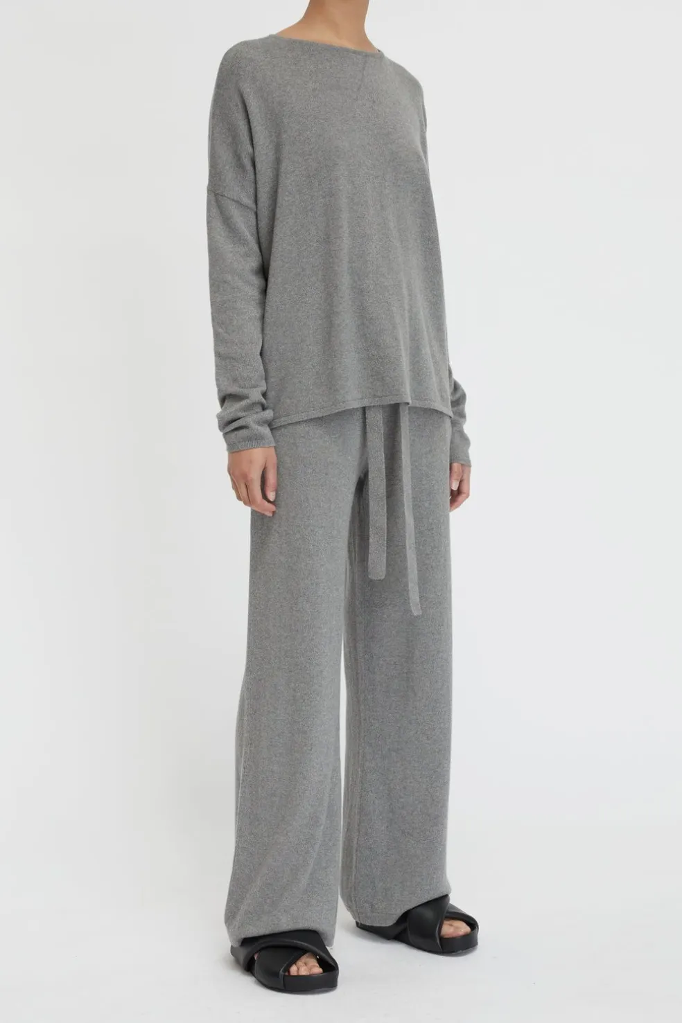 Cotton Cashmere Ls Boxy Knit
