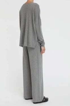 Cotton Cashmere Ls Boxy Knit
