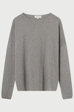 Cotton Cashmere Ls Boxy Knit