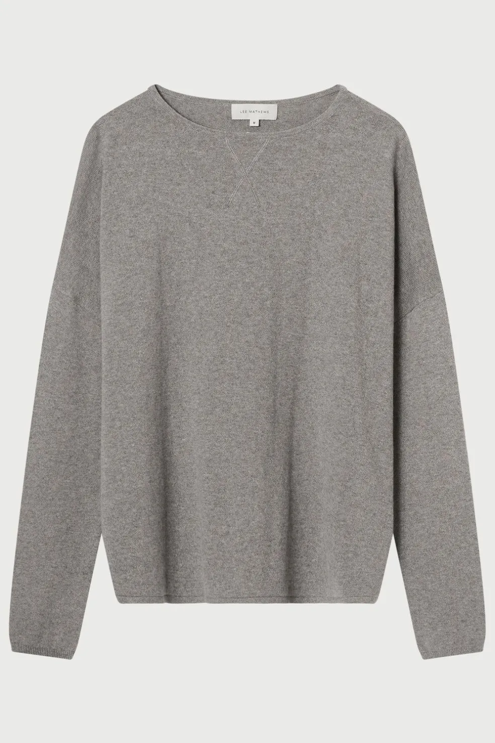 Cotton Cashmere Ls Boxy Knit