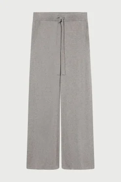 Cotton Cashmere Wide Leg Pant