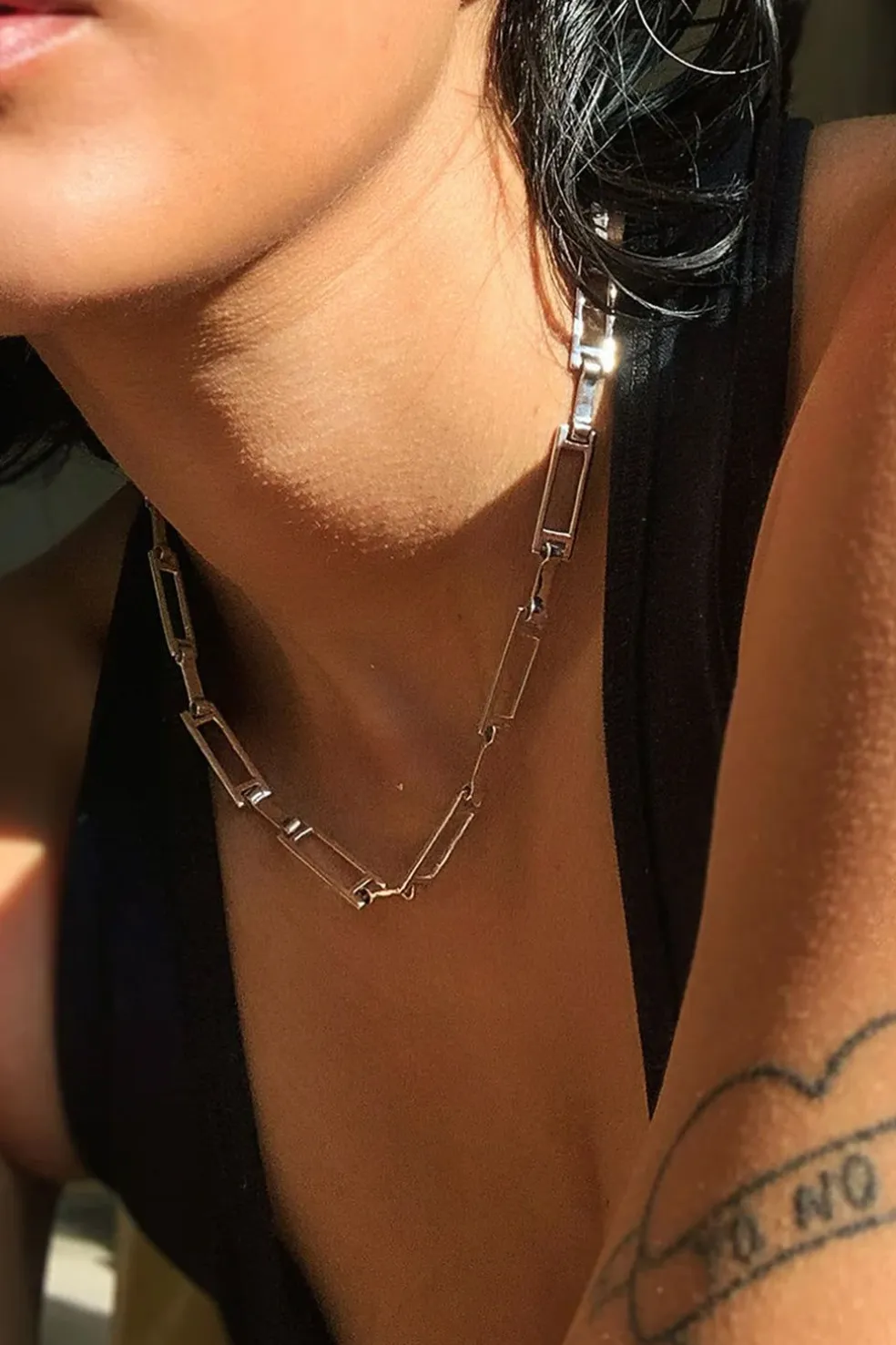 Faris Grid Collar Necklace