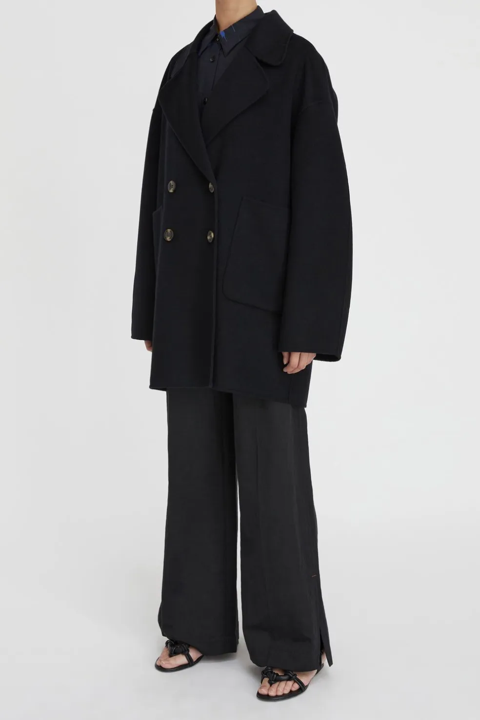 Florentine Cashmere Pea Coat