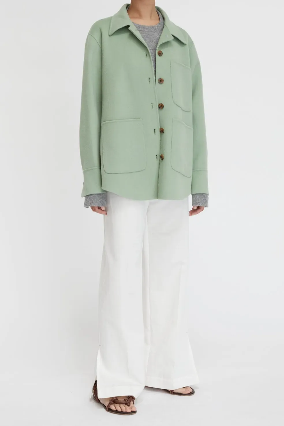 Florentine Cashmere Shirt Jacket