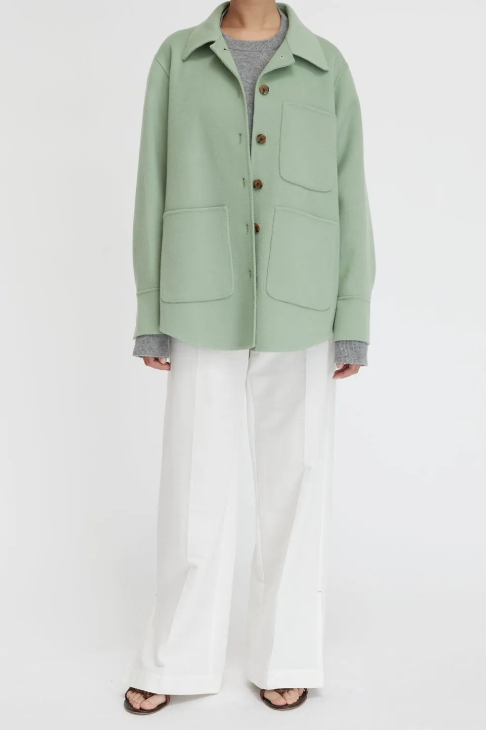 Florentine Cashmere Shirt Jacket