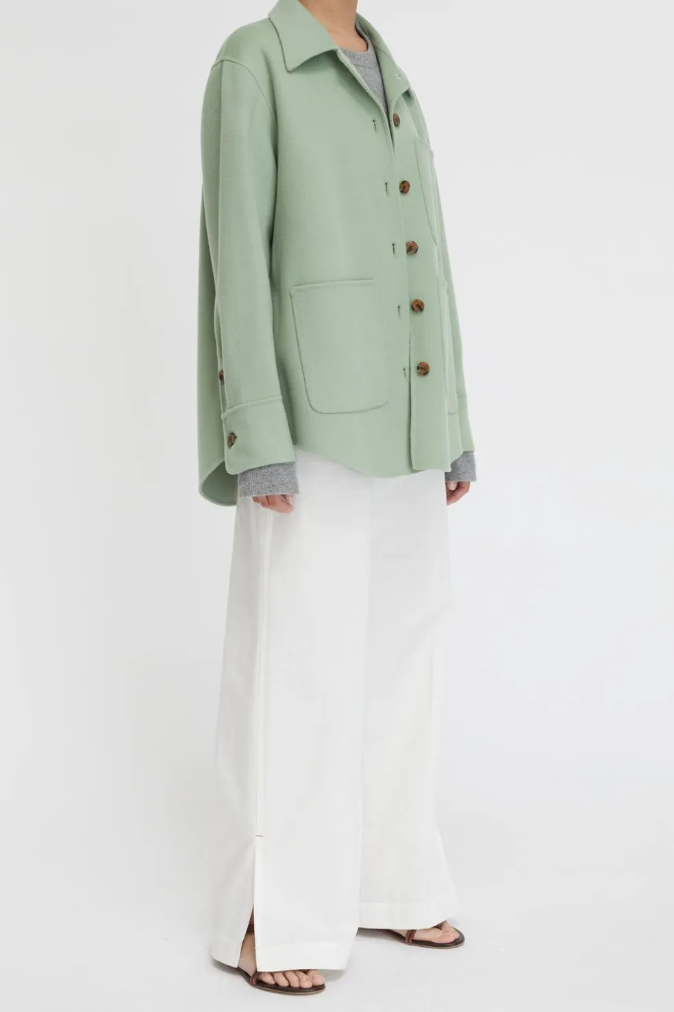 Florentine Cashmere Shirt Jacket