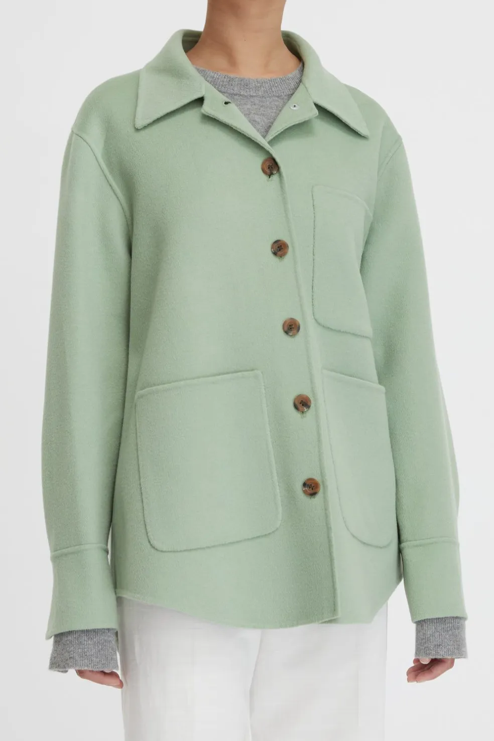 Florentine Cashmere Shirt Jacket