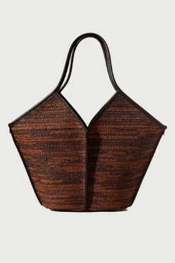 Hereu Calella Raffia Bicolour Bag