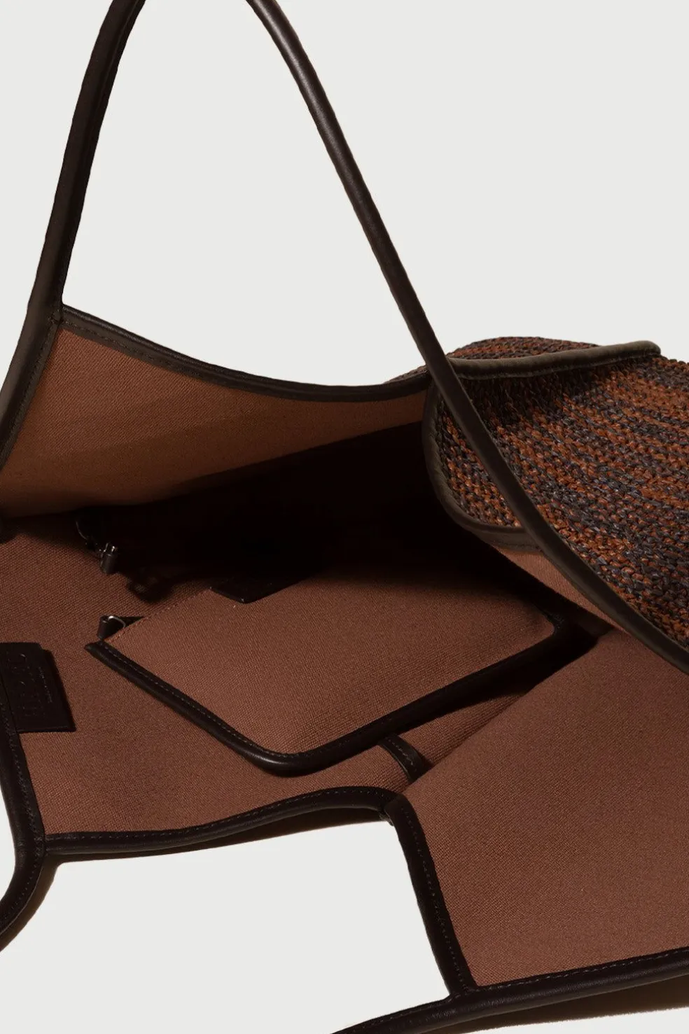 Hereu Calella Raffia Bicolour Bag