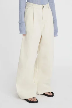 Lm Denim Pleat Pant
