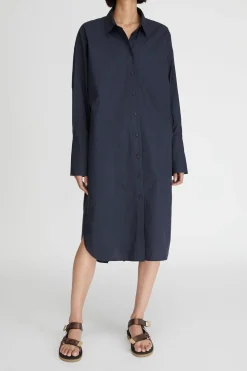 Lm Poplin Ls Shirt Dress