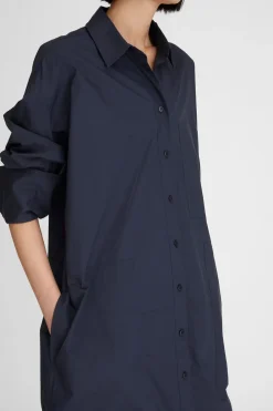 Lm Poplin Ls Shirt Dress