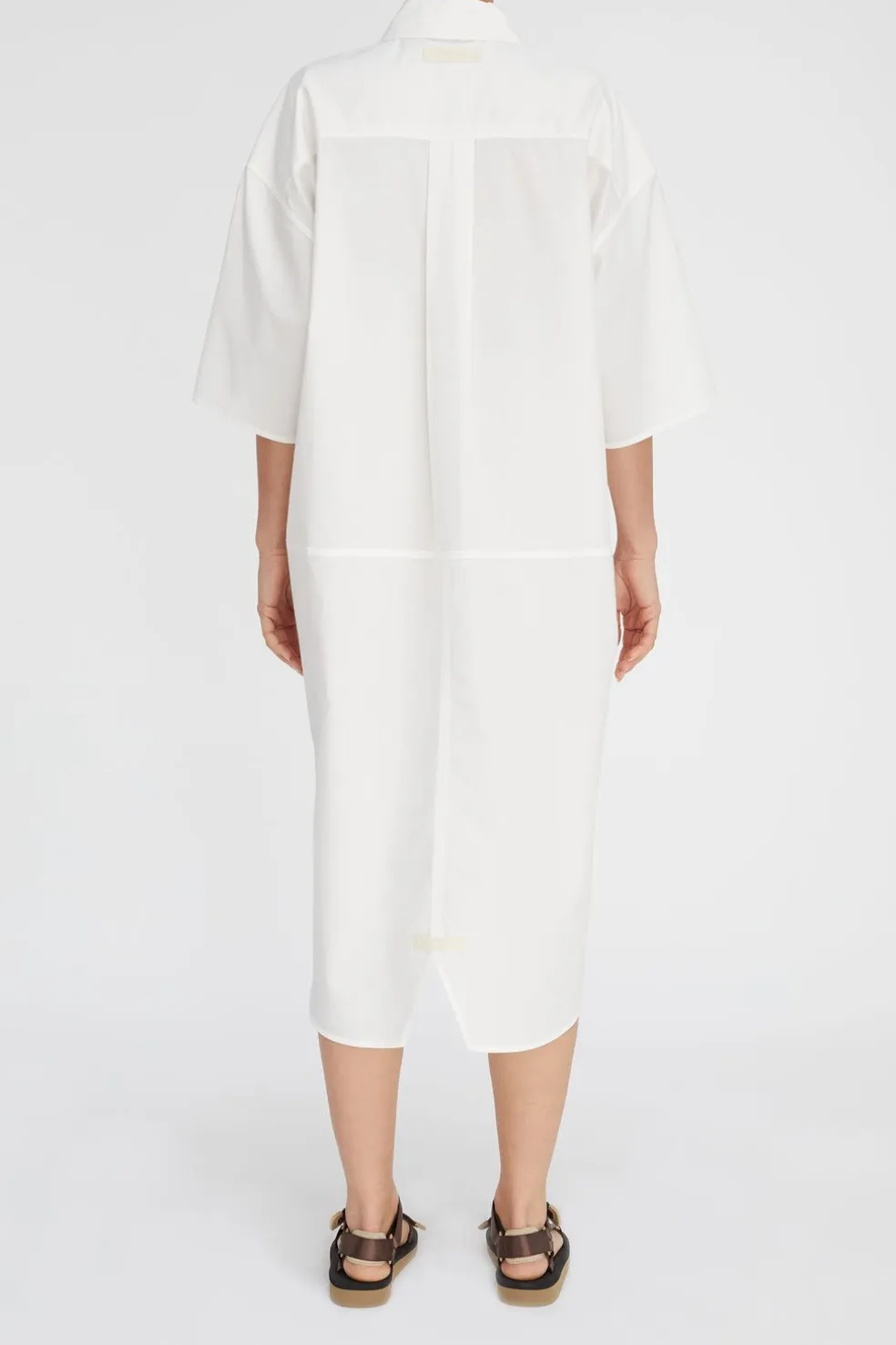 Lm Poplin Ss Shirt Dress
