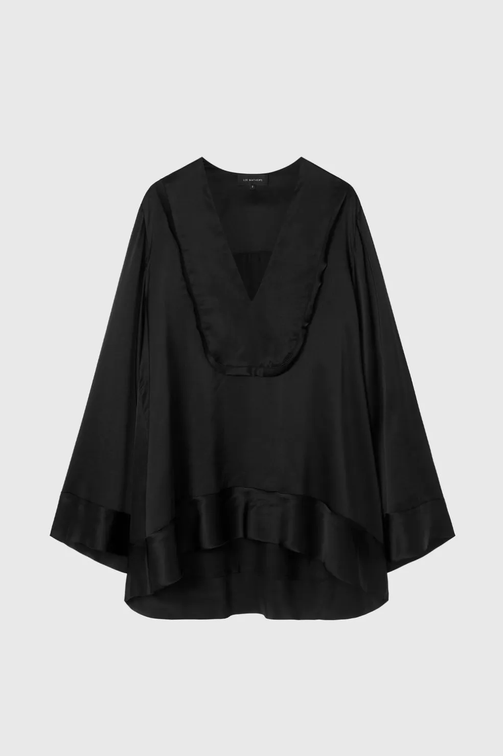 Stella Silk Satin Ls Blouse