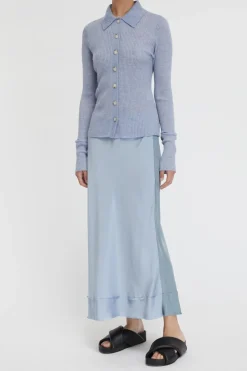 Stella Silk Satin Skirt